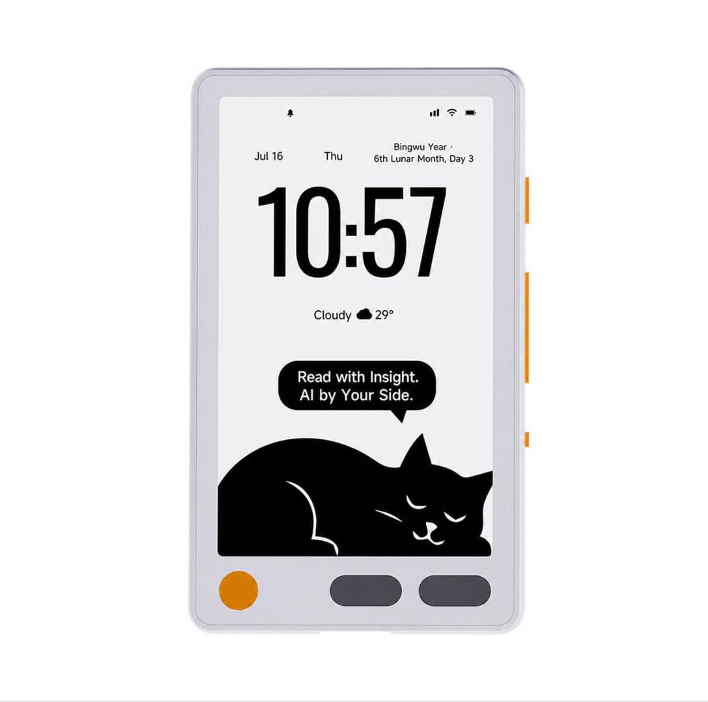 Máy đọc sách Metalio E-INK 4 màn hình 3.97 inch siêu mỏng nhẹ
